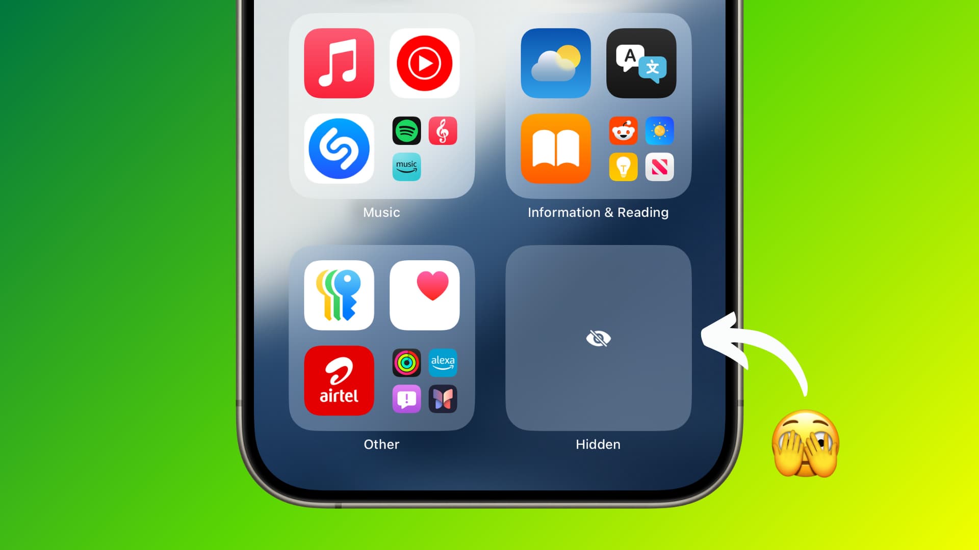 how to find hidden apps on iphone